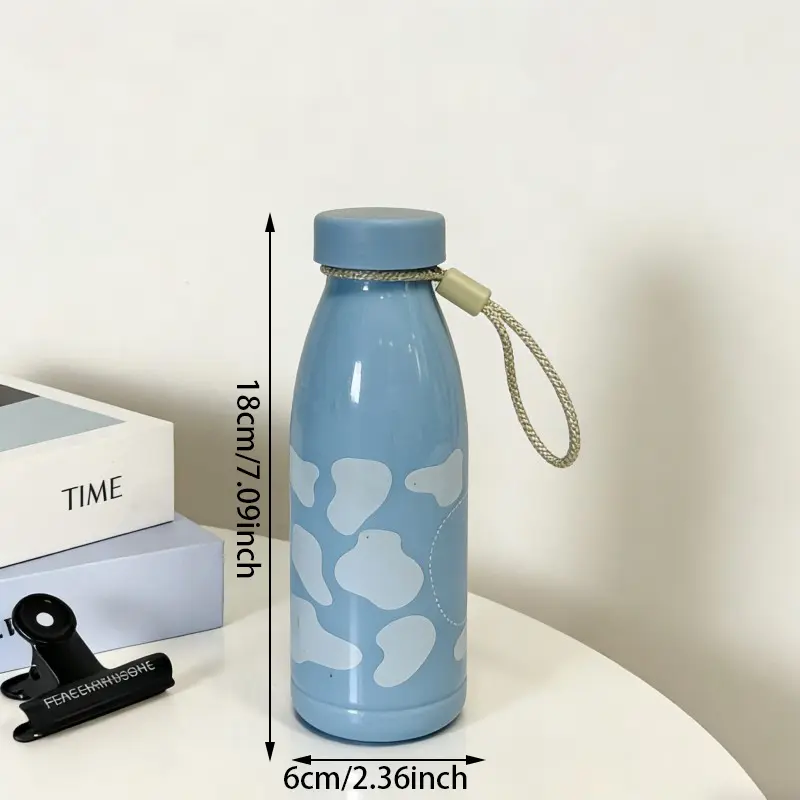 Cow Print Plast Cola-Shape vattenflaska