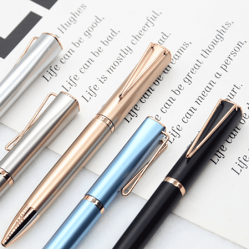 Twist Metal Kulspetspenna Custom Logo Business Present Penna